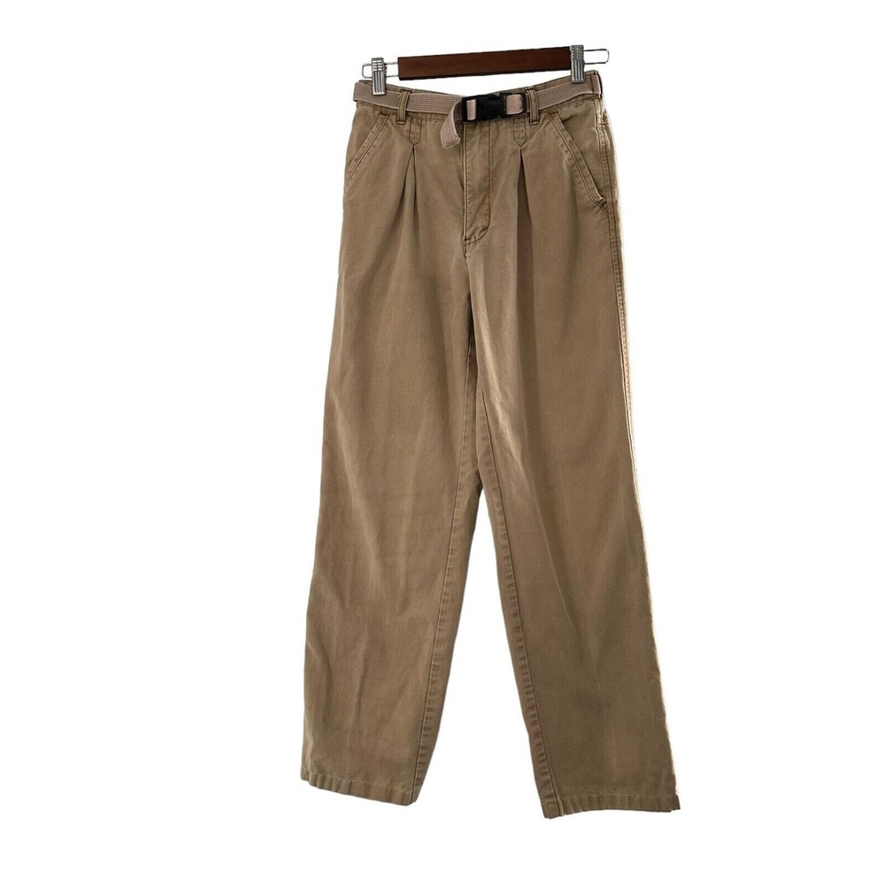 Mens Pacific‎ Coast Highway Khaki Pants Adjustable Buckle Strap Size 30 Y2K Read